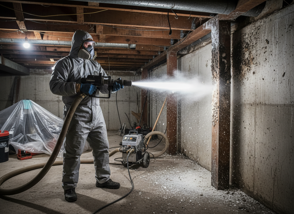 dry ice blasting mold in Winchester