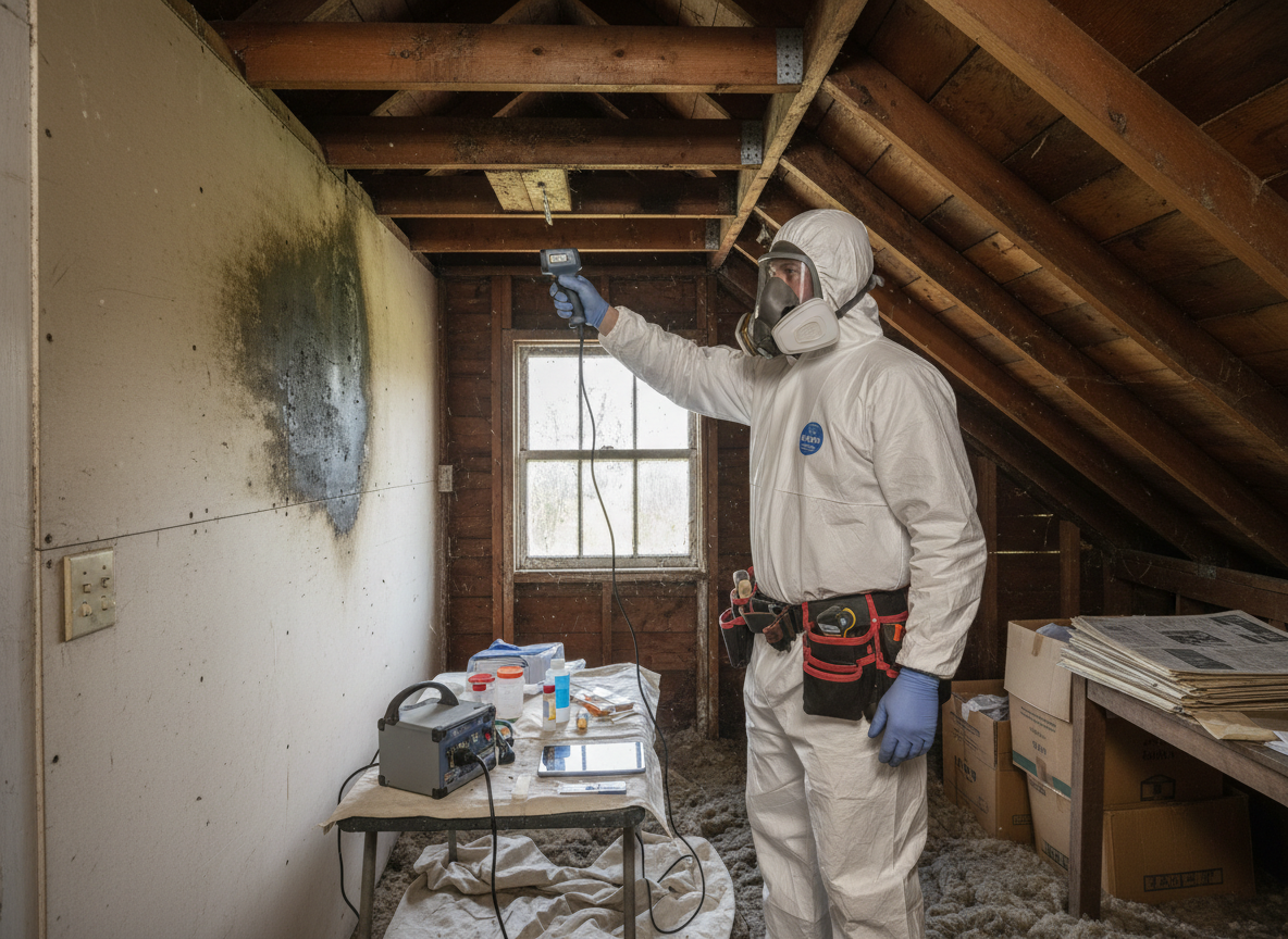 Home mold inspection in Winchester